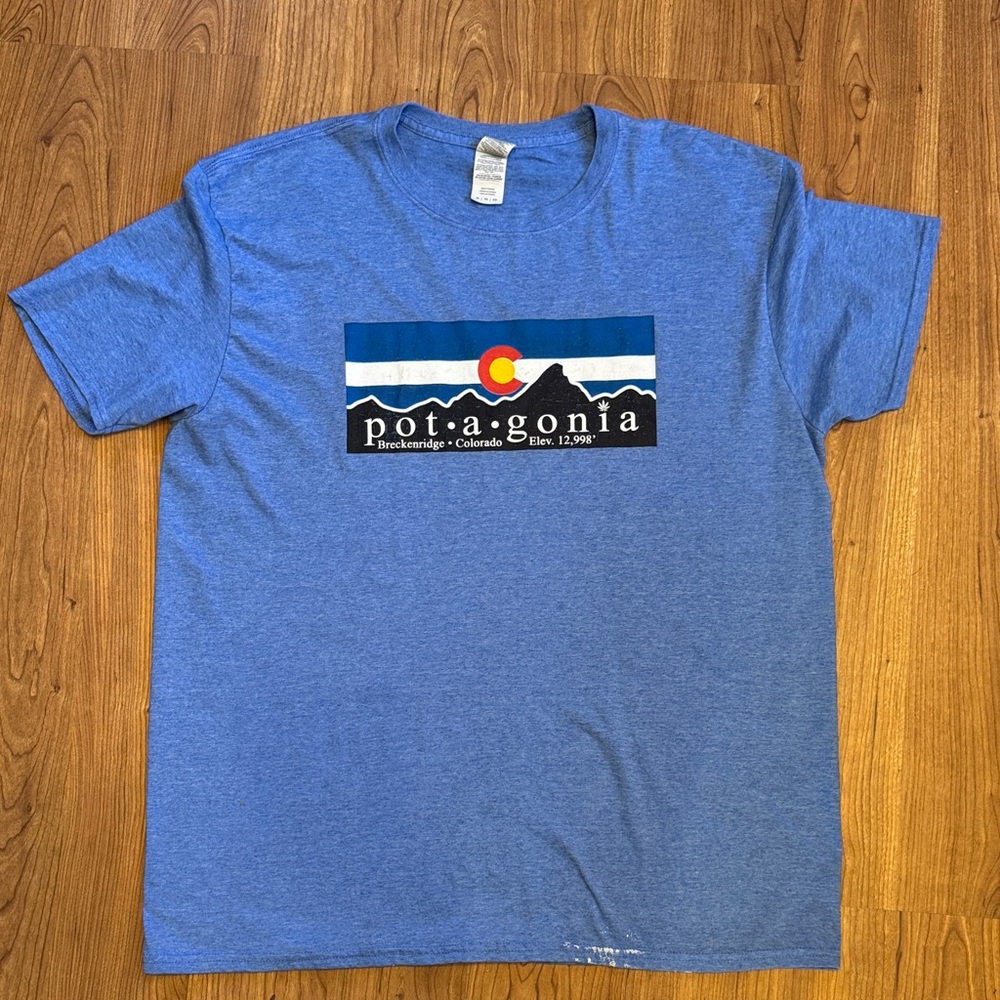 Blue Graphic T-Shirt